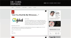 Desktop Screenshot of drchrisstephens.com